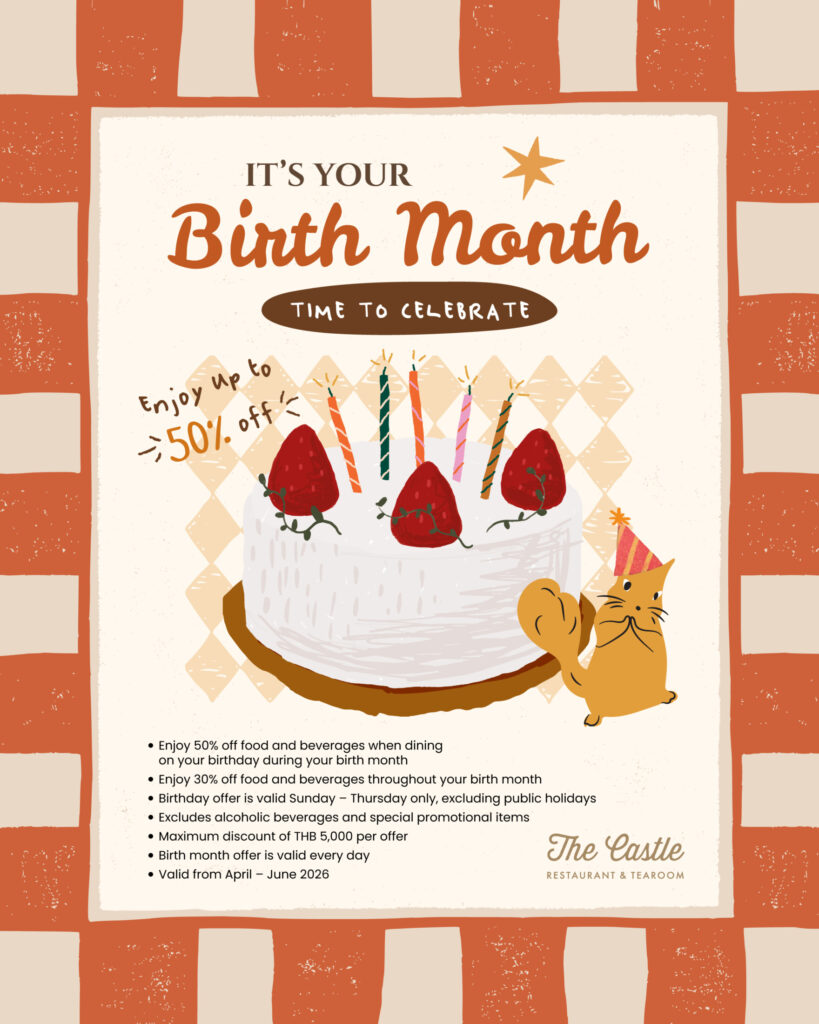 Thames Valley Khao Yai_Birthday Offer_The Castle Restaurant